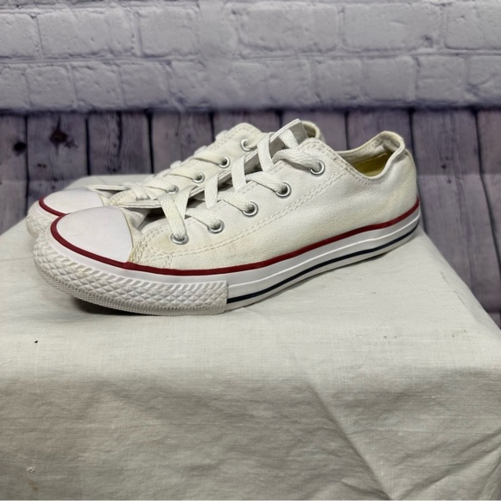 Classic White Kids Canvas Sneakers